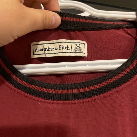 Burgundy t-shirt dress - Picture 2 of 2